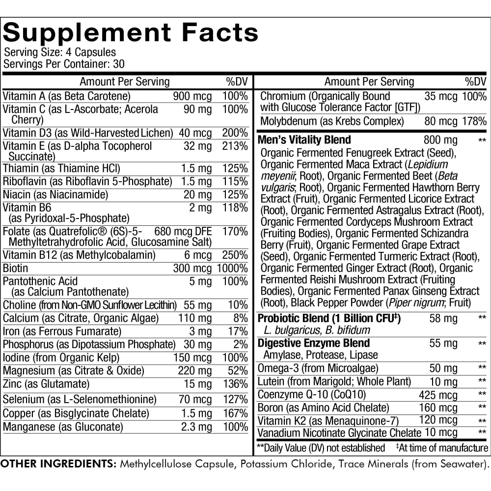 Men’s Daily Multivitamin 120 капсул CodeAge