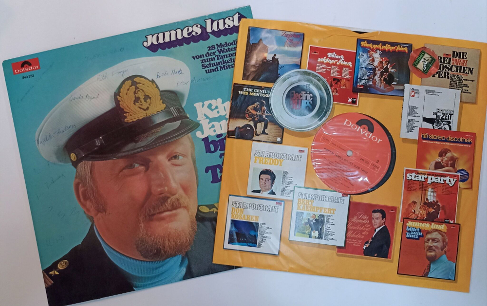 Винтажная виниловая пластинка LP James Last Kaptn James Bittet Zum Tanz (Germany 1975)