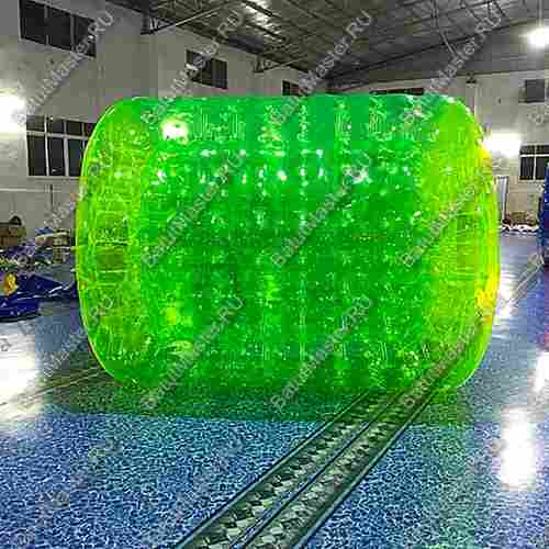 Аттракцион Водный роллер (Гидророллер) «Ярко-зелёный» ПВХ 2,2*2*2 м