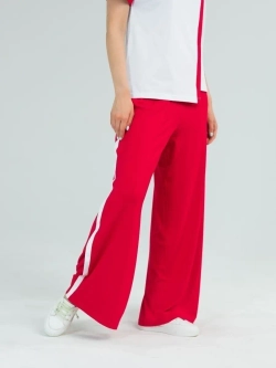 Костюм трикотажный оверсайз с широкими брюками