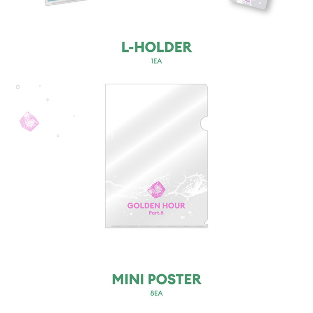 Мерч ATEEZ GOLDEN HOUR : Part.5 - L-HOLDER PHOTO SET (Набор с папкой)
