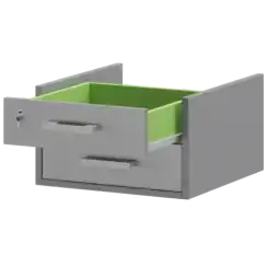 Тумба подвесная АТ-02 Серый 430x450x280 Арго