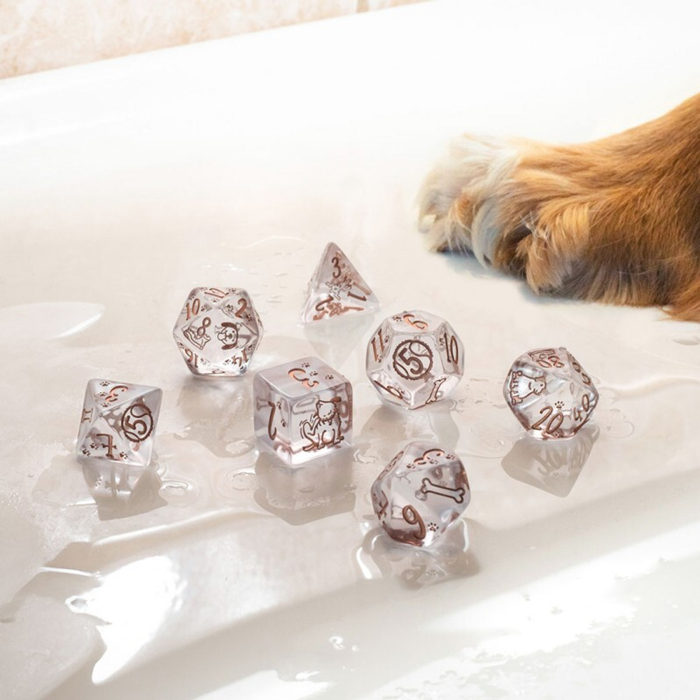 Набор кубиков Q WORKSHOP DOGS Dice Set: Bubbles