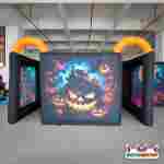 Надувной аттракцион для Хэллоуина «Тыквенный кошмар», 6×6×2 м