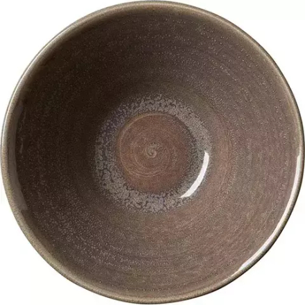 Салатник «Революшн Гранит» фарфор 0,585л D=16,5см серый,коричнев