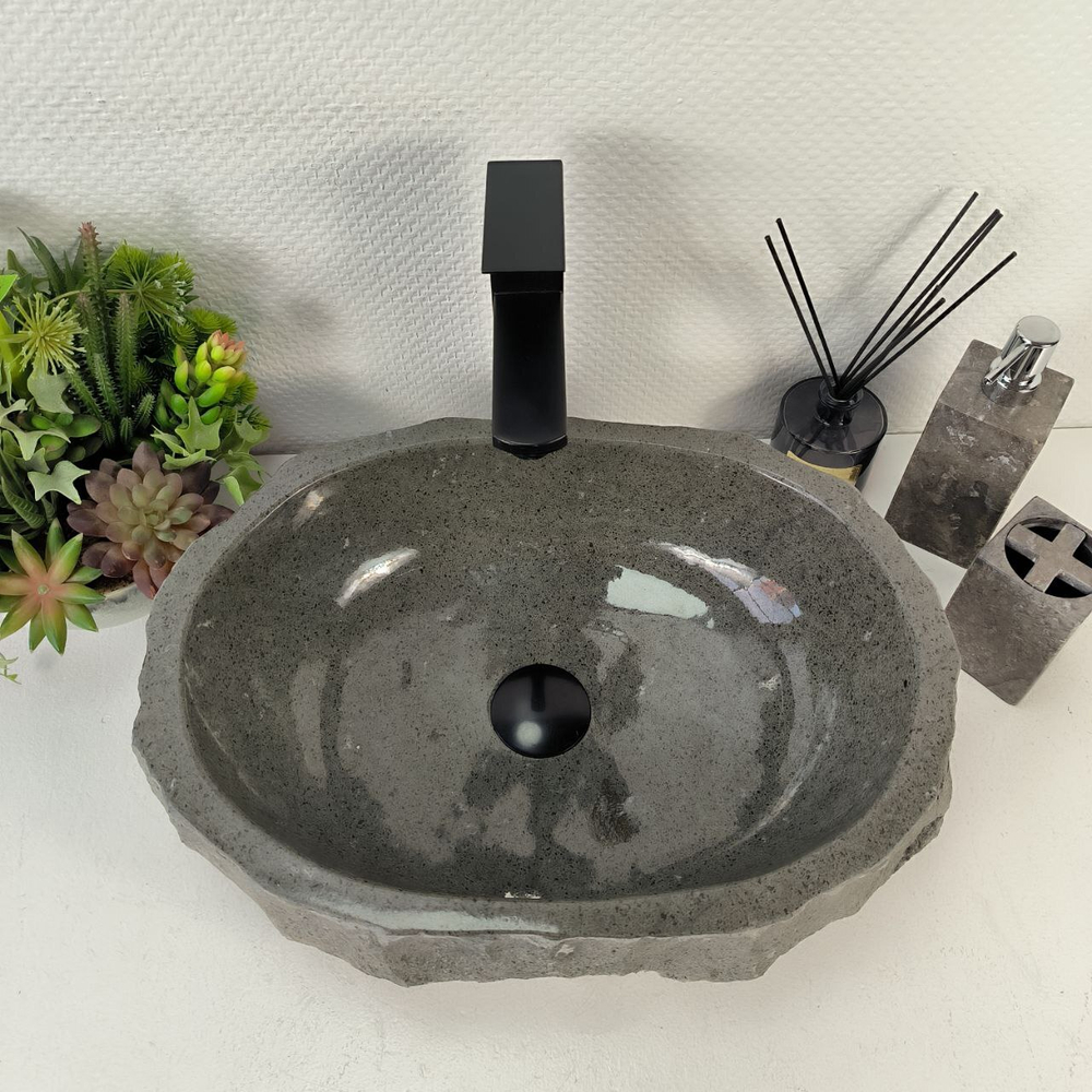 Раковина из андезита Erozy Grey EA-65561 46*34*14 0038