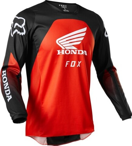 Мотоджерси Fox 180 Honda Jersey (Black/Red, M, 2024 (28152-017-M))