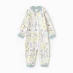 Комбинезон детский цвет молочный/звери, р. 62 10134559 (Рыжик)