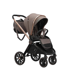 Прогулочная коляска Luxmom 788 / телескопическая ручка, коричневый цвет