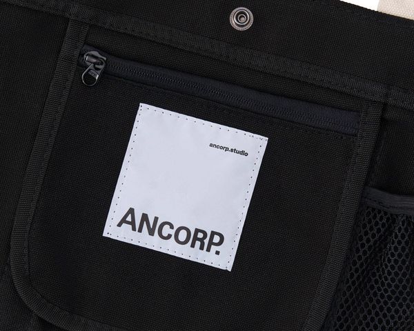 Сумка Тоут из канваса черная - фото 5