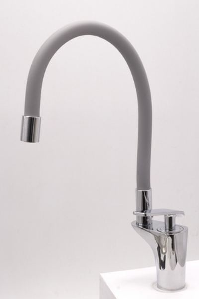 333521-3H См-ль од. для кухни с гибким из. (хром, из. серый.) ViEiR (10/1шт)