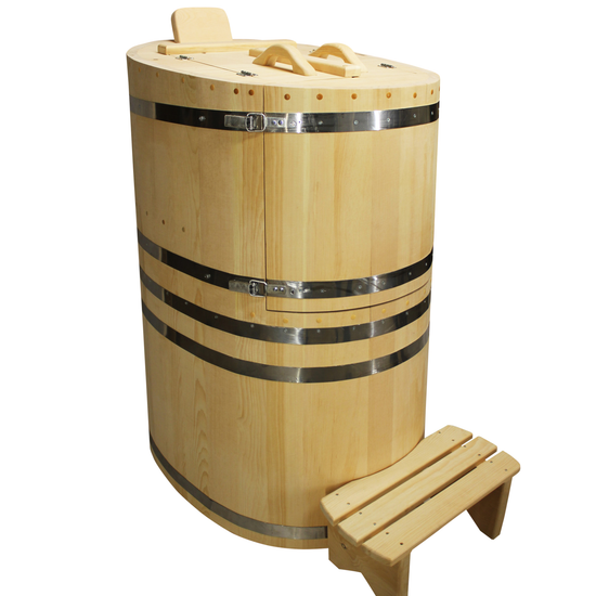 Комплект "БИЗНЕС ПРЕМИУМ" (кедровая бочка с парогенератором)