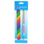 Маникюрный набор на блистере, 2 предмета «Ultramarine» (пилка металлическая с триммером и пилка наждачная радуга)✦