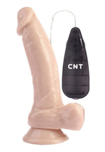 Телесный вибратор-реалистик The Master Dildo - 22,5 см. (Цвет: телесный)