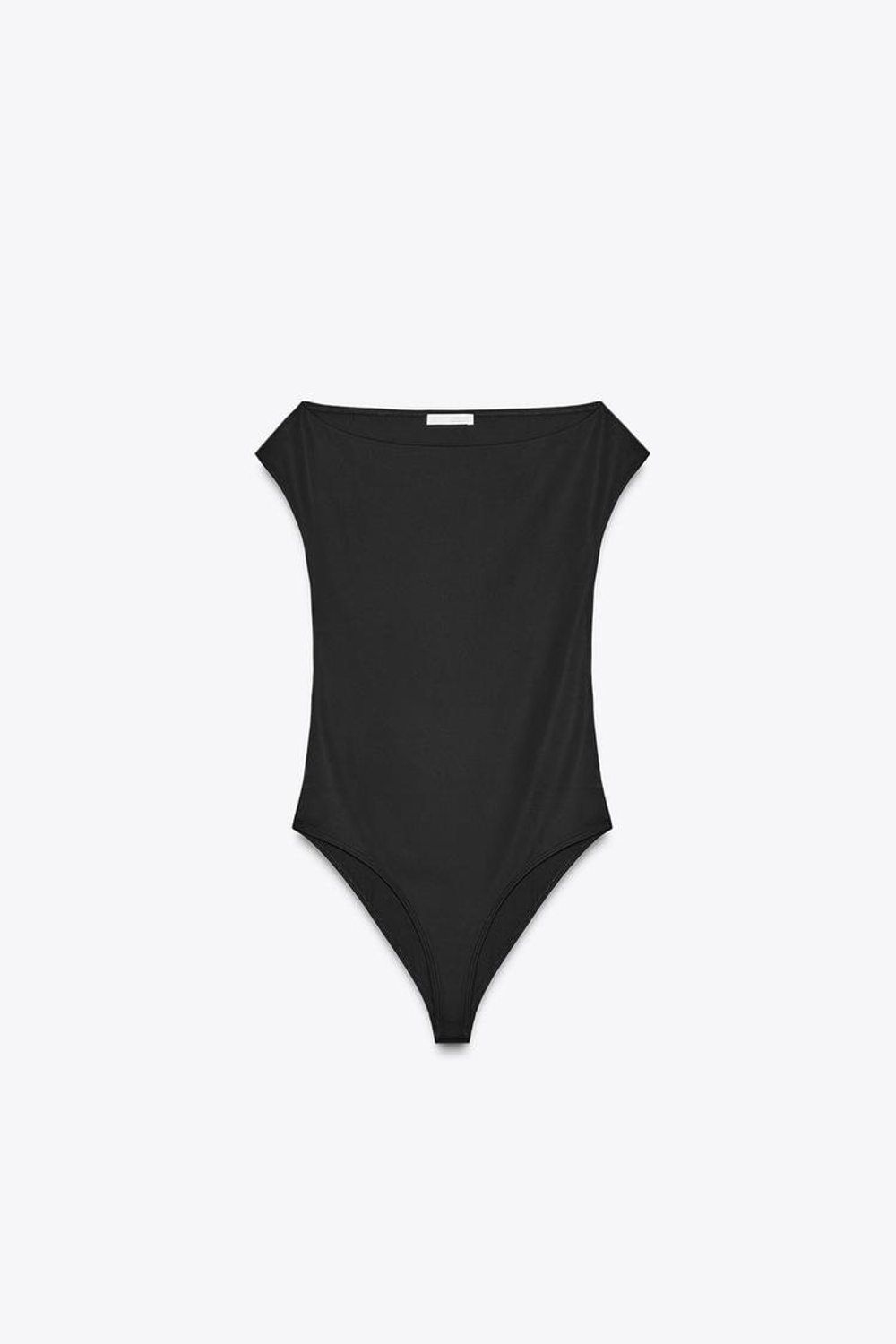 ZARA БОДИ ИЗ ПОЛИАМИДА, ЧЕРНЫЙ