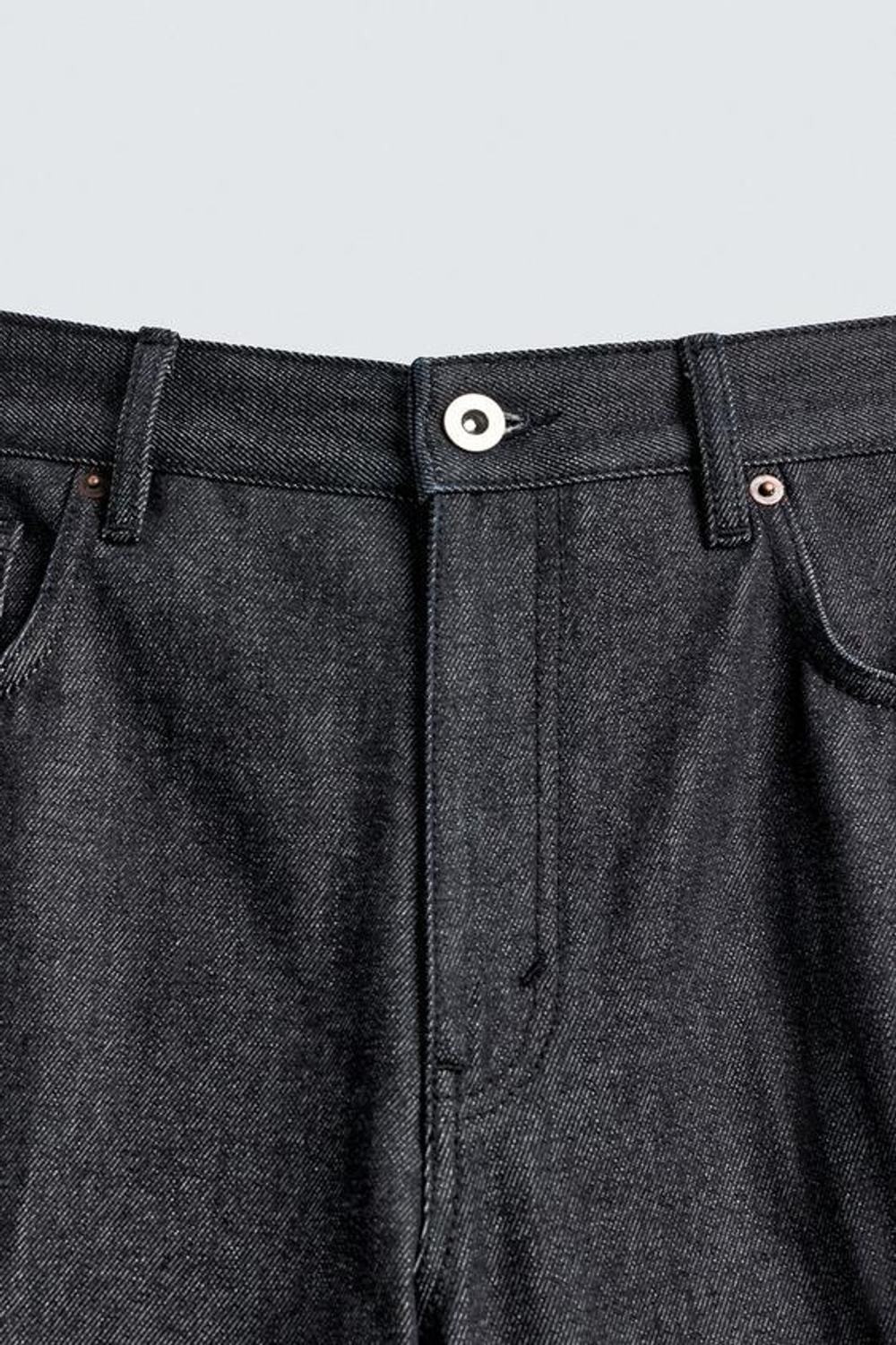 ZARA ДЖИНСЫ STRAIGHT FIT BOOTCUT, СИНИЙ