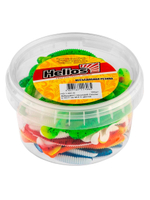 Виброхвост Helios Catcher 3,55"/9 см Black & Pearl 5шт. (HS-2-028)