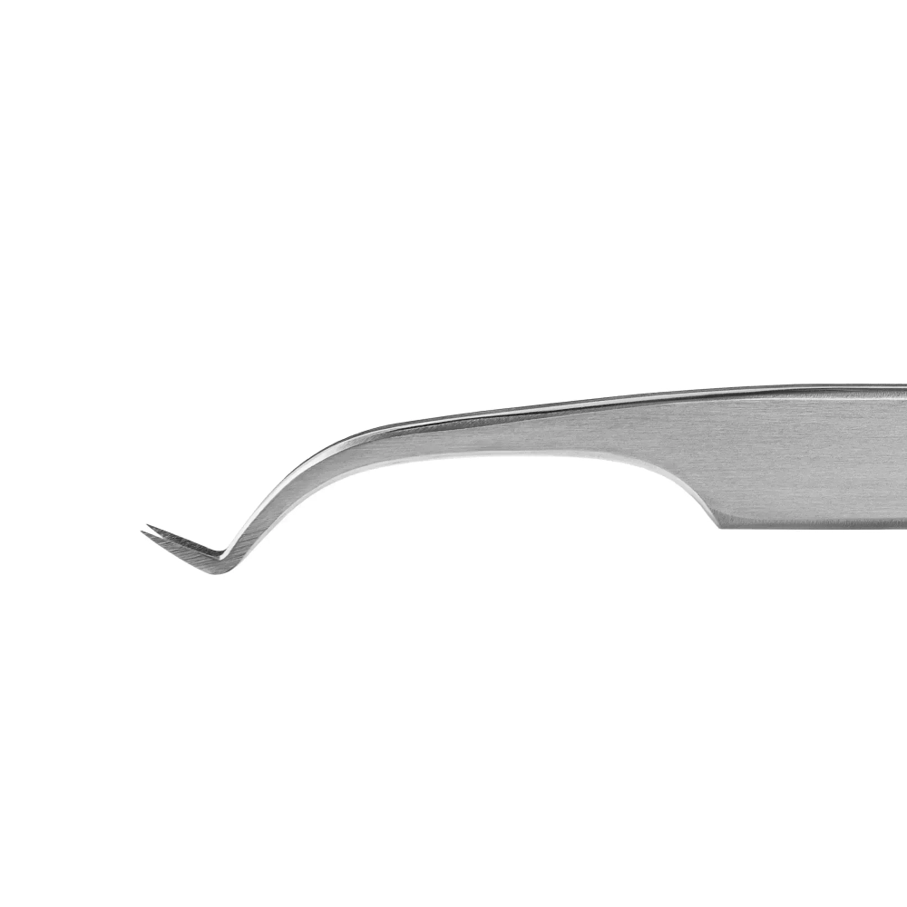 Пинцет Rili тип "L 45 5 с изгибом" (NanoFiber) с лазерным напылением