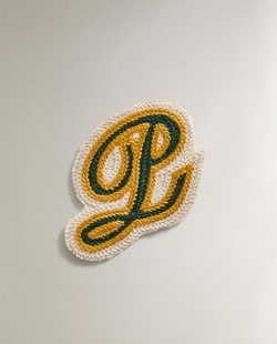 ZARA HOME ТЕРМОКЛЕЮЩАЯСЯ ХЛОПКОВАЯ НАШИВКА "P", РАЗНОЦВЕТНЫЙ