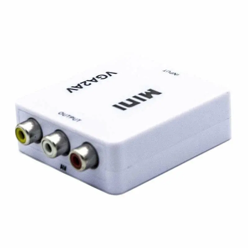 Конвертер цифровой VGA2AV VGA(F) на 3RCA(F)