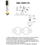 Потолочная люстра Omnilux Carini OML-95007-03