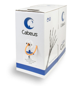Кабель витая пара U/UTP 6 кат. 4 пары Cabeus UTP-4P-Cat.6-SOLID-LSZH