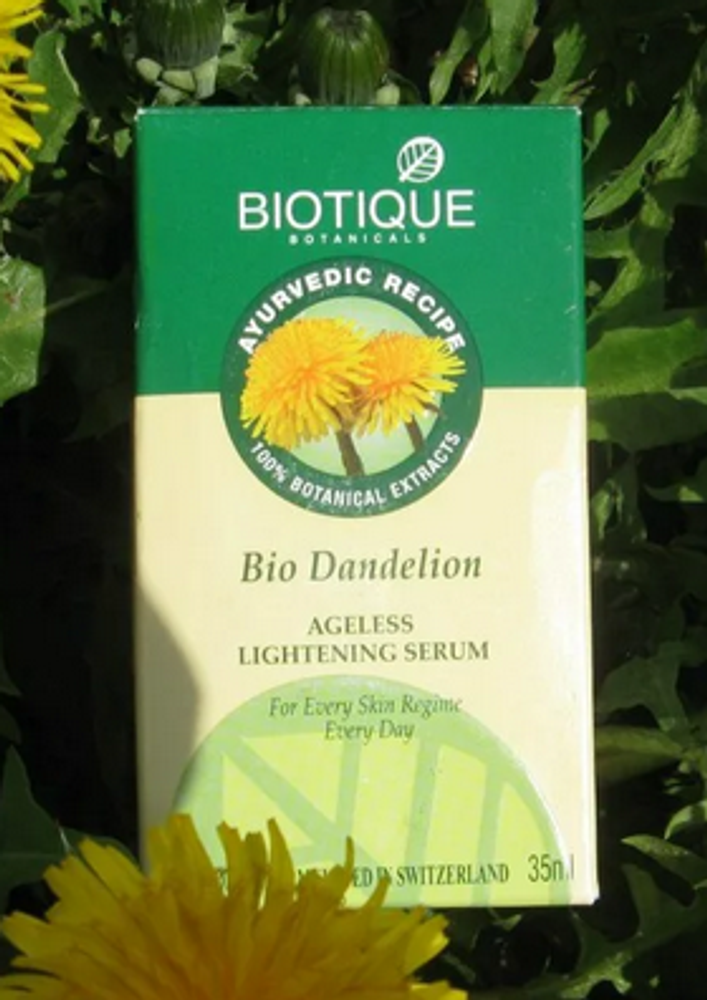 Сыворотка для лица омолаживающая Biotique Bio dandelion, 35 мл