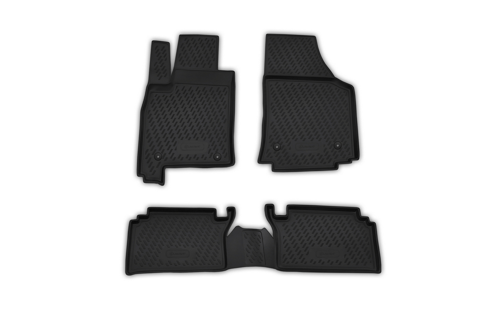 Коврики Standard, в салон OPEL Meriva 2002-2010 , 4 шт. (полиуретан, чёрные) Element.CAROPL00005
