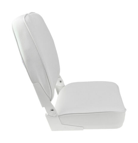 Кресло складное мягкое ECONOMY с высокой спинкой, белое