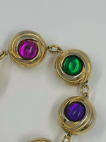 Браслет с разноцветными кабошонами (маленький)