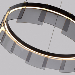 Люстра D8825P/M black/smoky