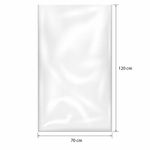 Пакеты фасовочные СВЕРХПРОЧНЫЕ, первичный ПВД 70х120 см, КОМПЛЕКТ 50 шт., 80 мкм