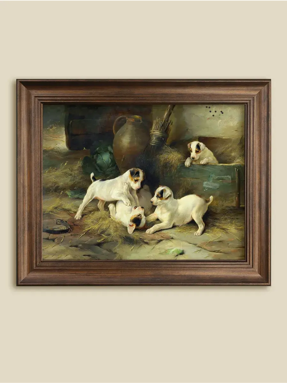 Картина интерьерная на холсте в раме 25*31 см