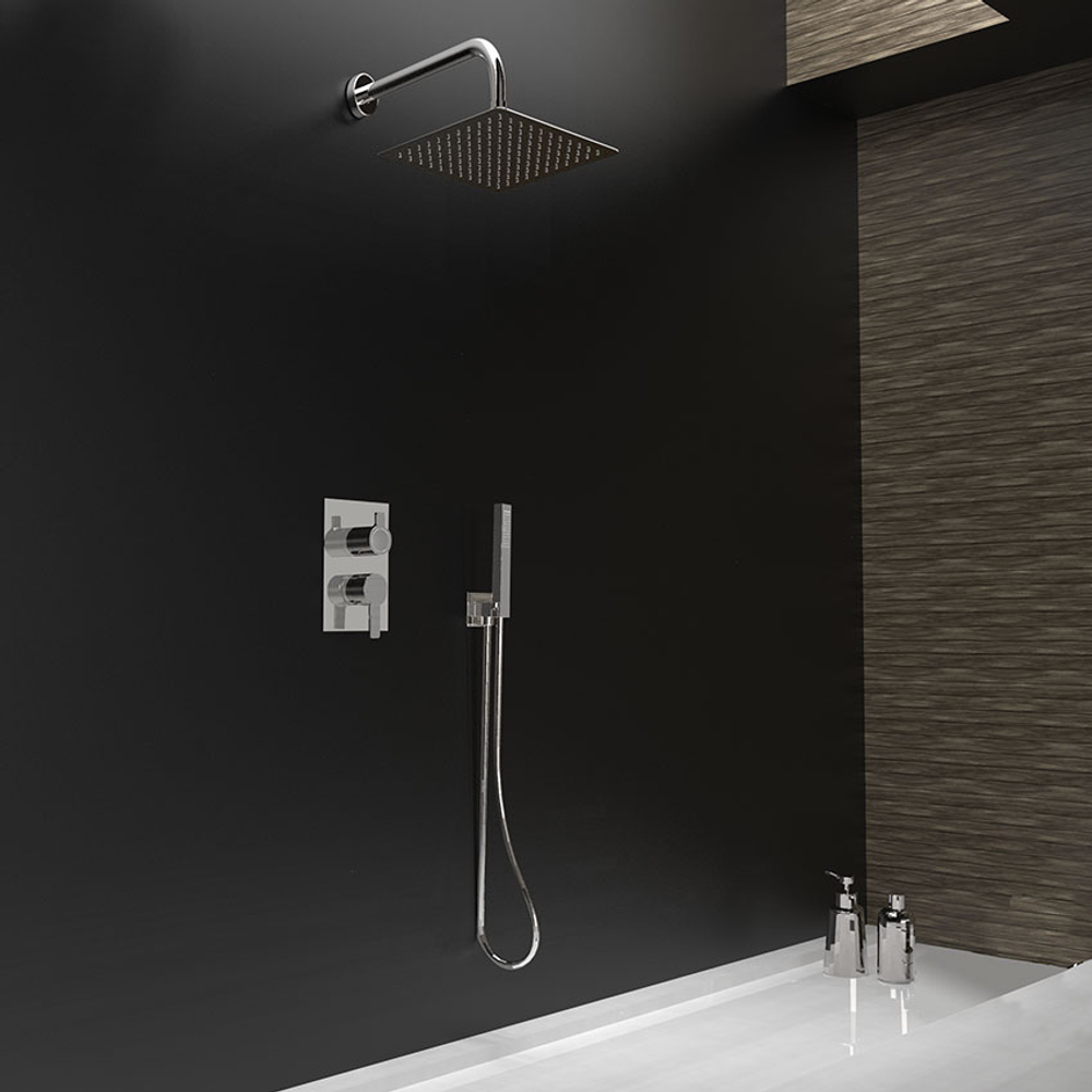 Квадратная насадка для верхнего душа HYDROTHERAPY RK250