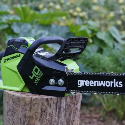Аккумуляторная цепная пила Greenworks GD40CS18K2 (1 x 2 Ач, ЗУ) 2005807UA