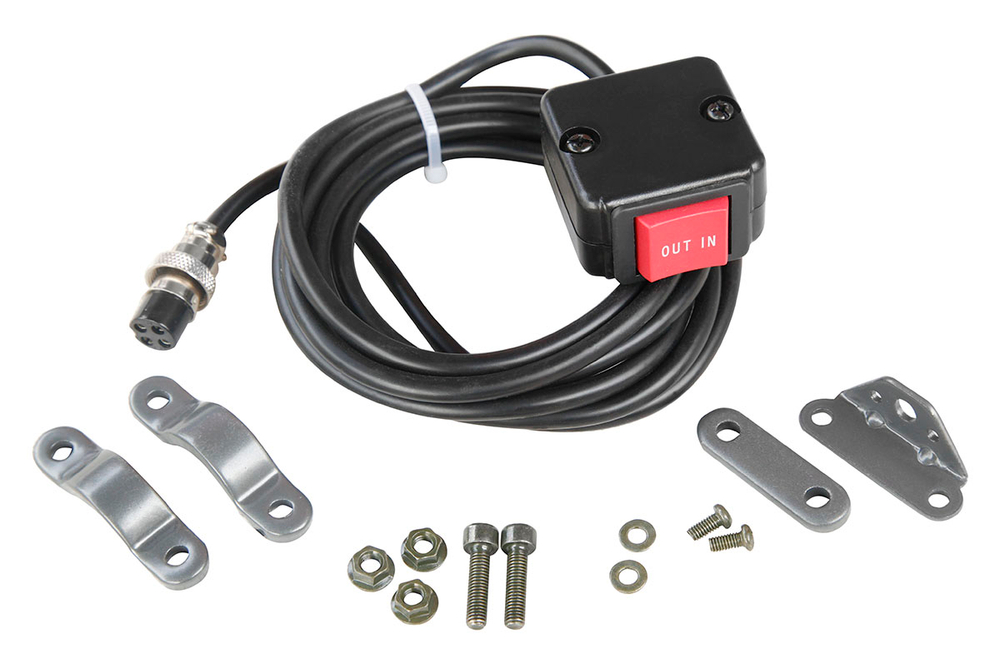 Лебёдка электрическая 12V Runva 3500A lbs 1588 кг (синтетический трос) EWP3500ASR