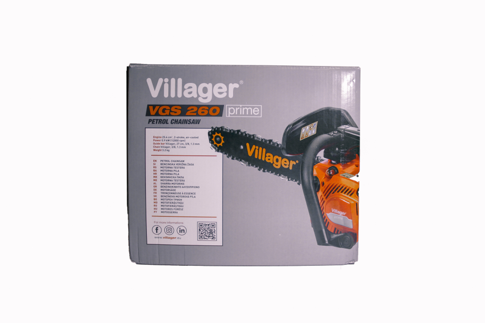 Бензиновая цепная пила Villager VGS 260 PRIME