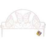 Садовое ограждение «Бабочки» (1 секция 50*31 см), Белый