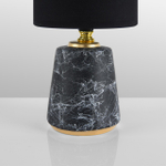 8170/1T COUNTY LN26 503 черный, керамика/текстиль Настольная лампа E14 1*40W 220V GIATA