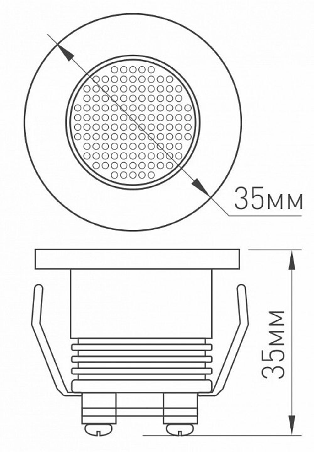 Встраиваемый светильник Arlight  020753