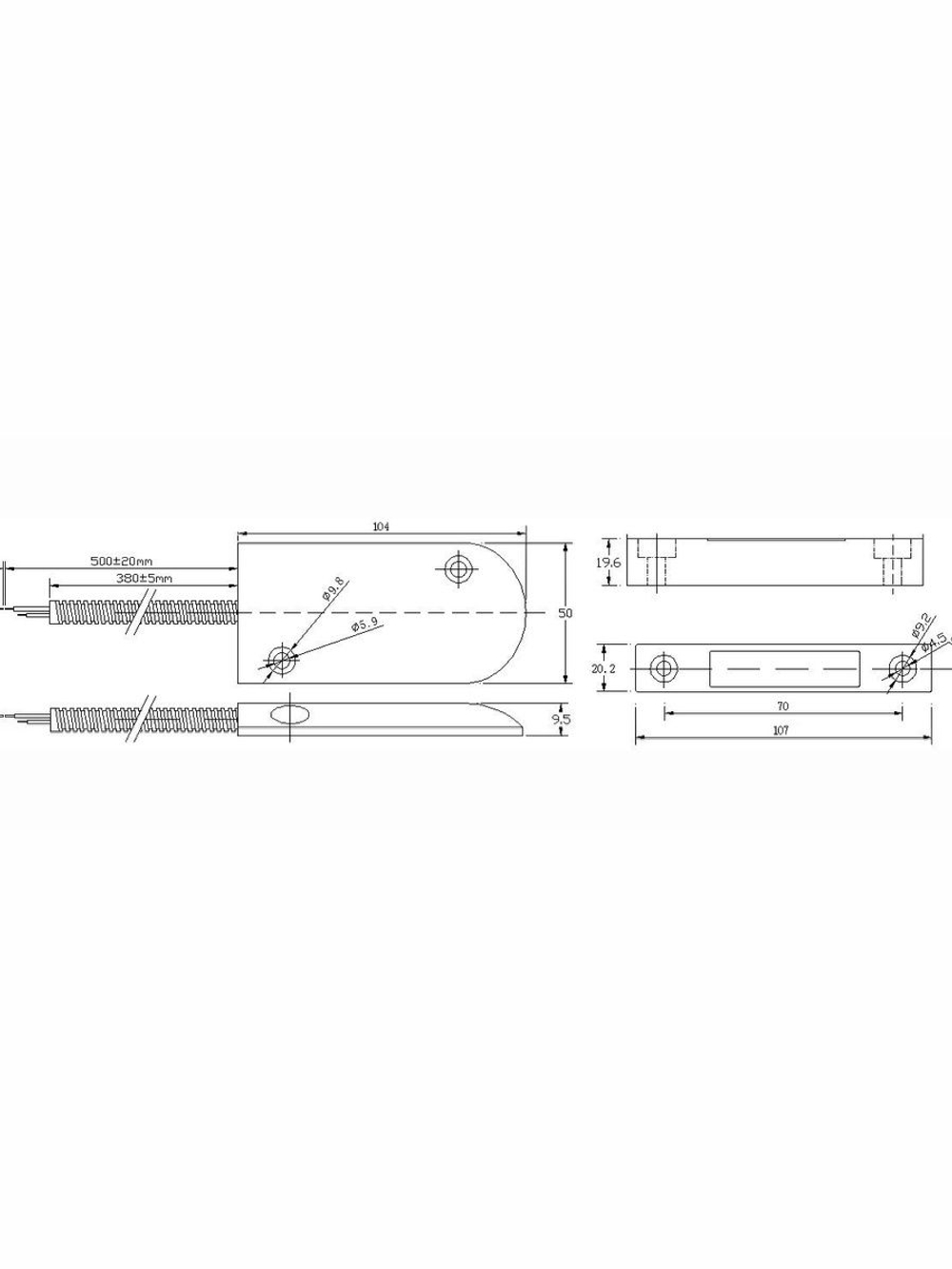 ST-DM146NC-SL Извещатель магнитоконтактный