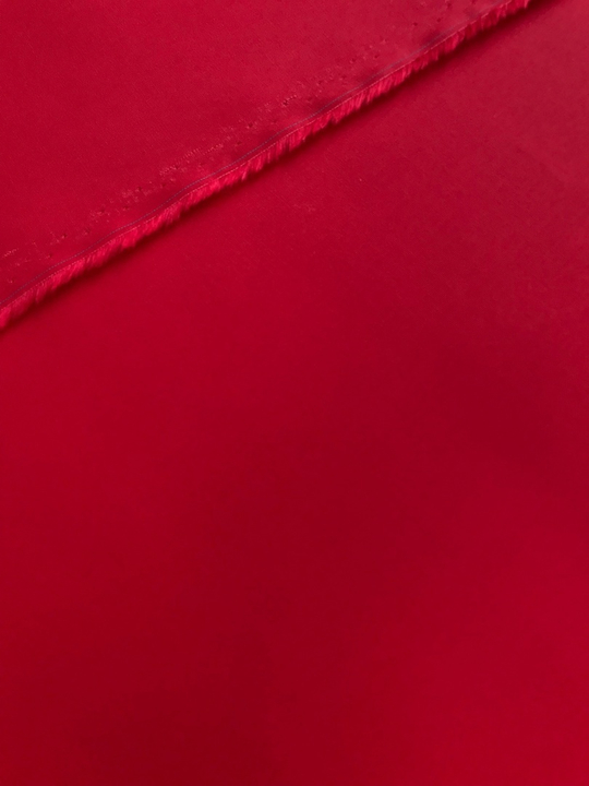 Коттон брючный, алый, хлопок