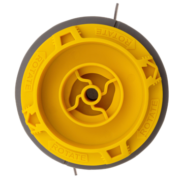 Катушка тримм. полуавт быстрая заправка  шестигранник HEX х15,6 болт5/16 лев.М8 лев. Denzel 96364