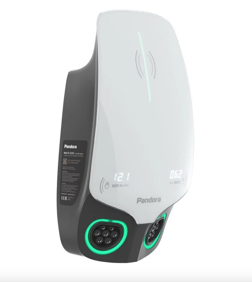 Настенная зарядная станция Pandora Wall-E DUO Home Edition AC 11+11 кВт