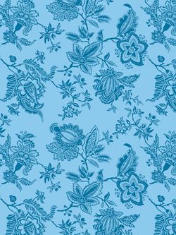 Простынь на резинке Сказка "Шамбала (синяя)" 160х200 см, перкаль