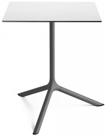 Стол ламинированный обеденный складной Scab Design Tripe Maxi Folding, антрацит, белый