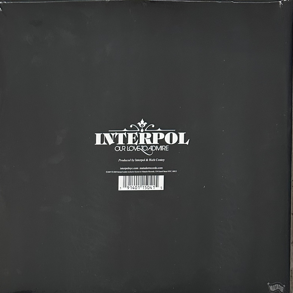 Interpol ‎– Our Love To Admire 2LP (Европа 2020г.)
