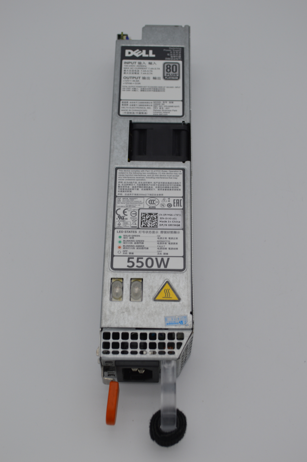 Блок питания Dell 550W