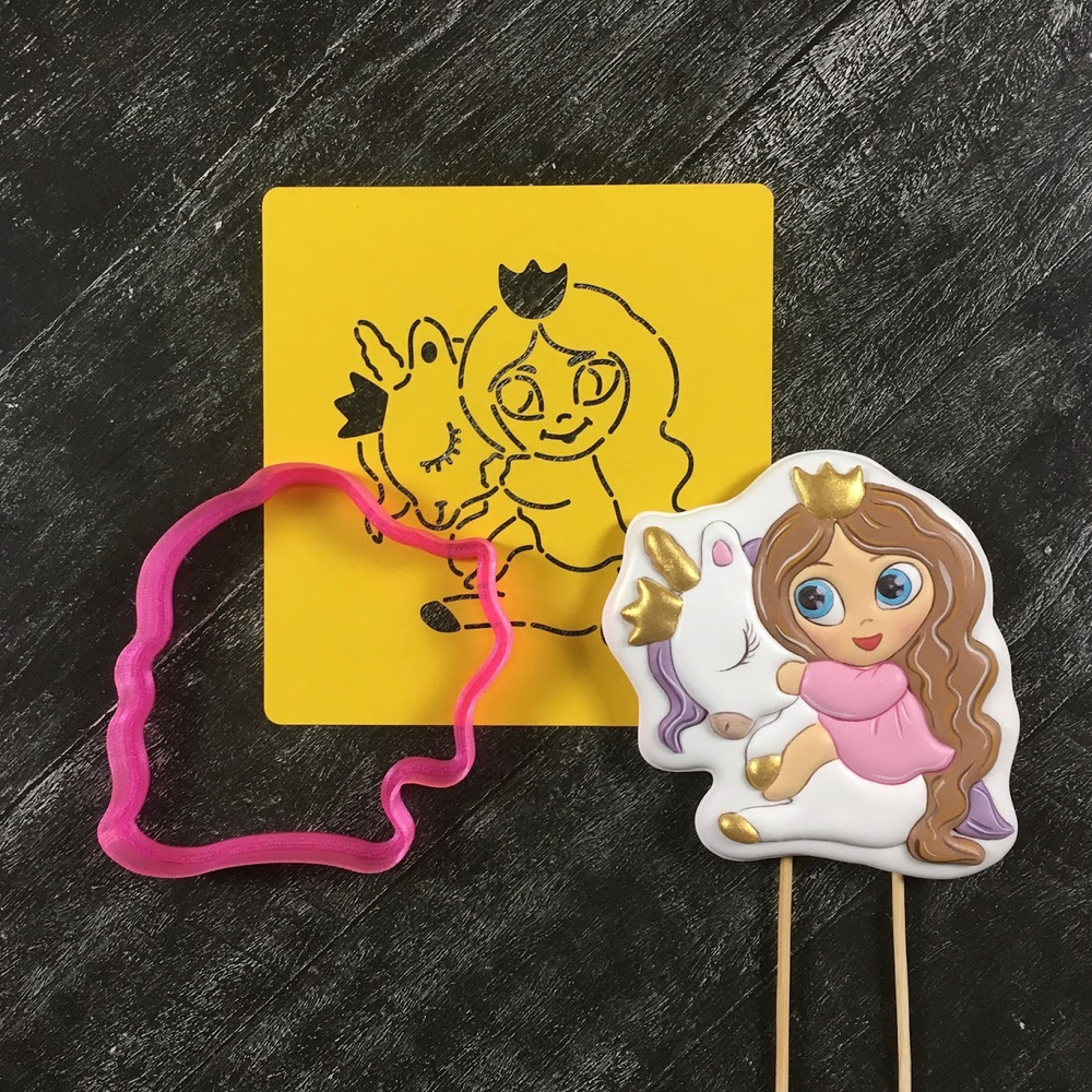 Принцесса №10 с единорогом