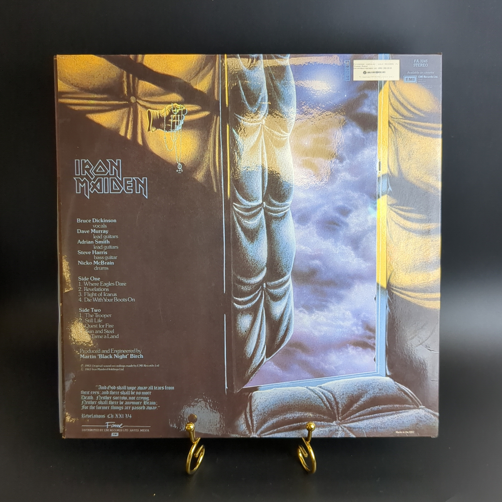 LP Iron Maiden - Piece Of Mind. Метал. Зарубежный рок. Виниловая пластинка 12 дюймов.